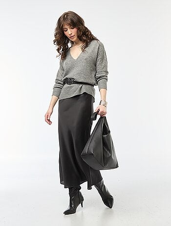 Maglione in maglia fine con scollo a V 'JDY'