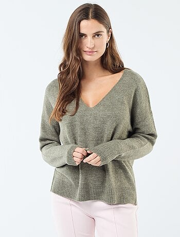 Maglione in maglia fine con scollo a V 'JDY'