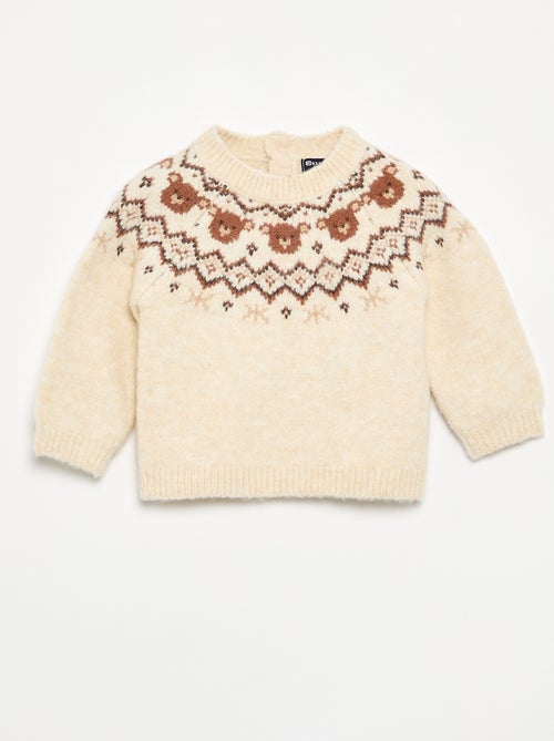 Maglione in maglia fine 'Natale' - Kiabi Maglione in maglia fine 'Natale' - Kiabi