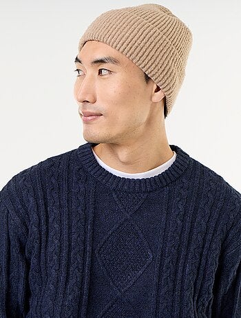 Maglione in maglia grossa con trecce