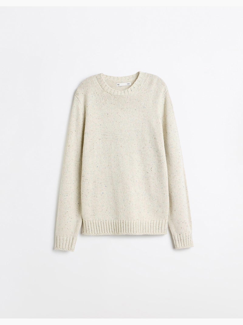Maglione in maglia, mo fashion Beige - Kiabi