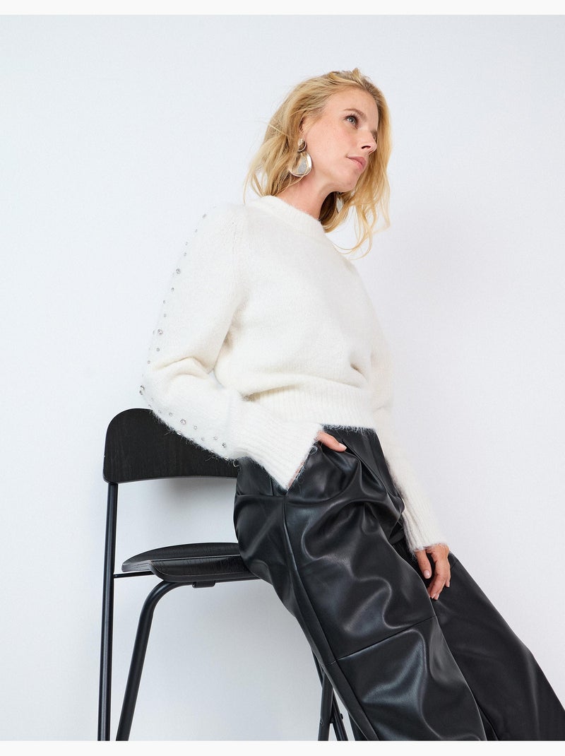 Maglione in maglia, mo fashion Bianco - Kiabi