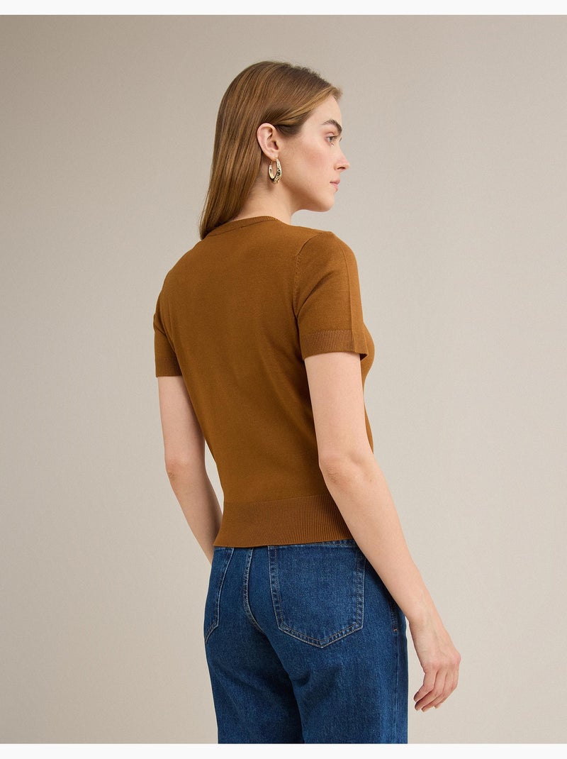 Maglione in maglia, MO Fashion Marrone - Kiabi