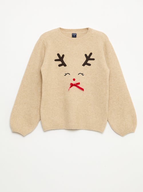 Maglione in maglia 'Natale' - Kiabi