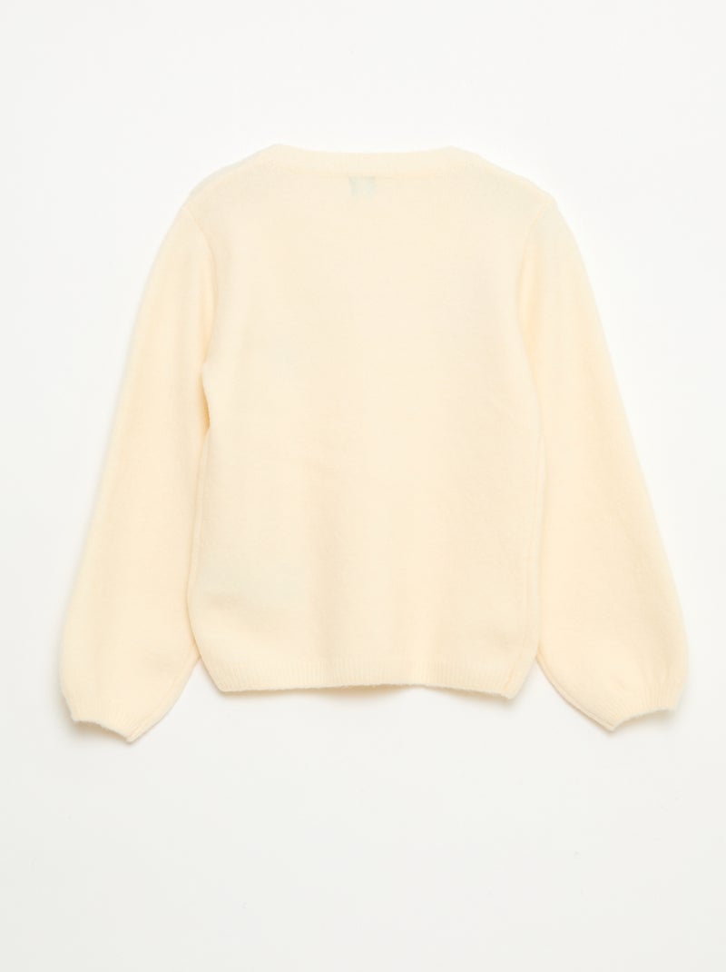 Maglione in maglia 'Natale' Beige - Kiabi