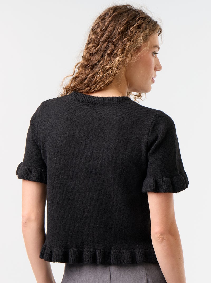 Maglione in maglia Nero - Kiabi