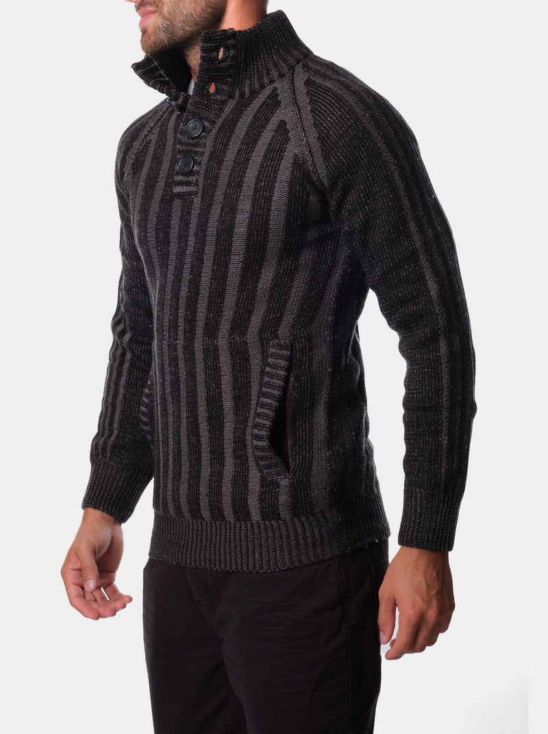 Maglione in maglia Nero - Kiabi