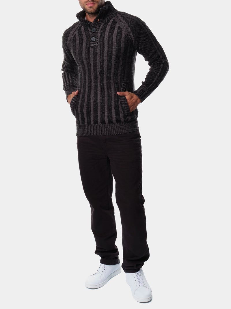 Maglione in maglia Nero - Kiabi