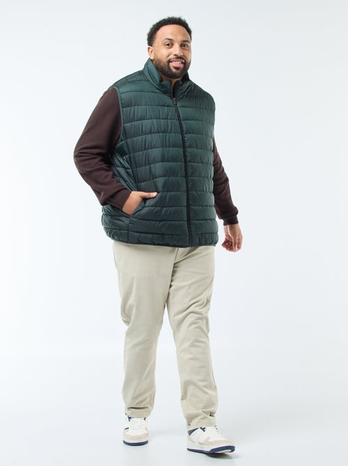 Maglione in maglia piqué con collo rotondo abbottonato - Kiabi