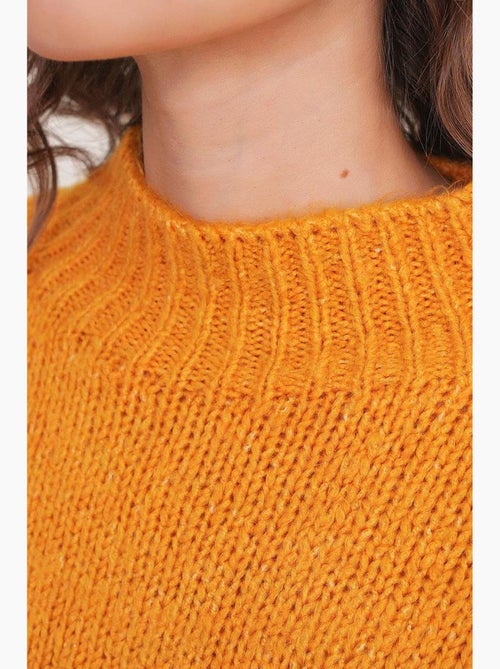 Maglione in maglia spessa relaxed fit con girocollo mixray - Kiabi Maglione in maglia spessa relaxed fit con girocollo mixray - Kiabi