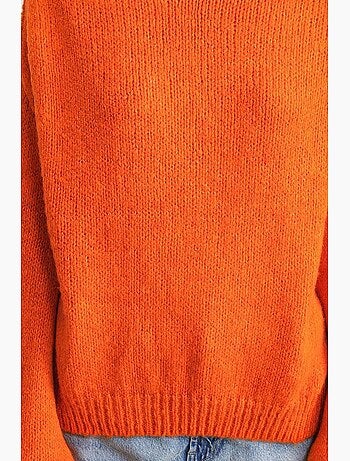 Maglione in maglia spessa relaxed fit con girocollo mixray