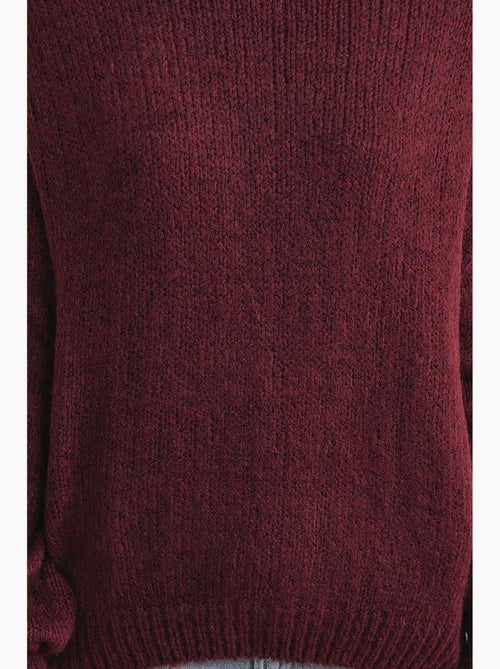 Maglione in maglia spessa relaxed fit con girocollo mixray - Kiabi Maglione in maglia spessa relaxed fit con girocollo mixray - Kiabi
