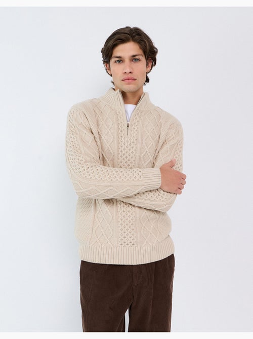 Maglione in maglia strutturata, mo fashion - Kiabi Maglione in maglia strutturata, mo fashion - Kiabi