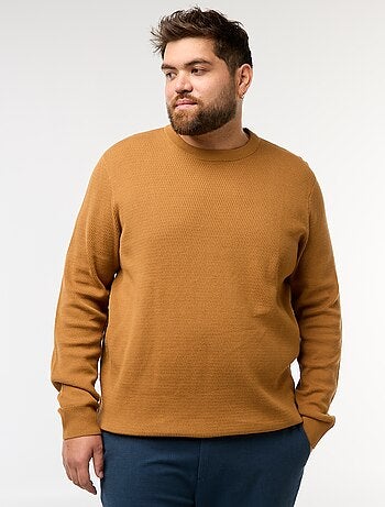 Maglione in maglia tinta unita