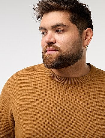 Maglione in maglia tinta unita