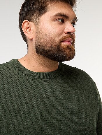 Maglione in maglia tinta unita