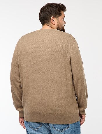 Maglione in maglia tinta unita