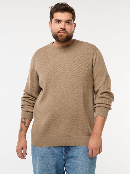 Maglione in maglia tinta unita - Kiabi