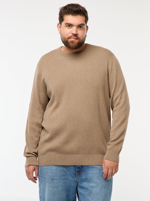 Maglione in maglia tinta unita - Kiabi