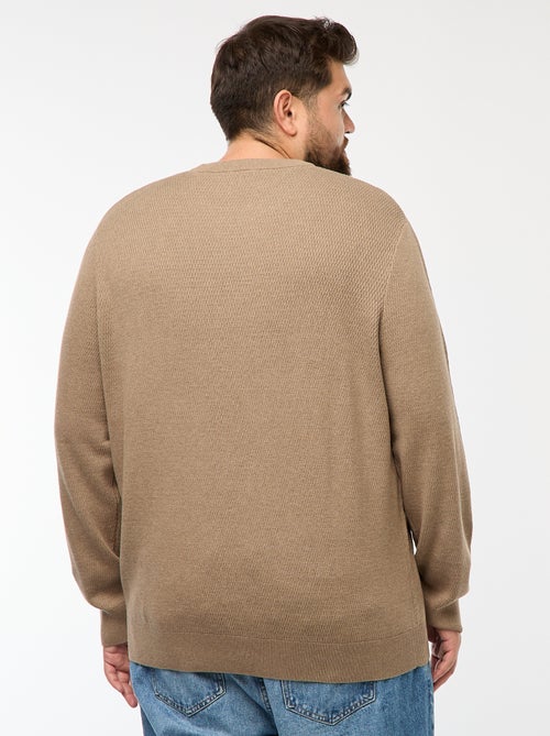 Maglione in maglia tinta unita - Kiabi