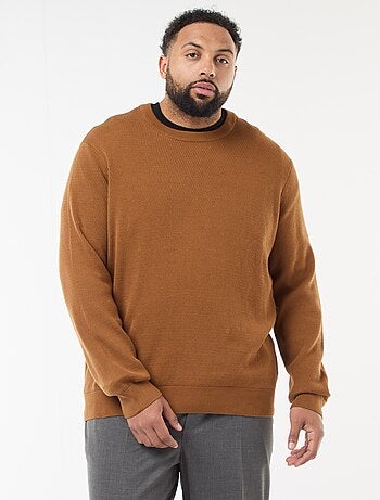 Maglione in maglia tinta unita