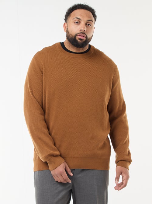 Maglione in maglia tinta unita - Kiabi Maglione in maglia tinta unita - Kiabi