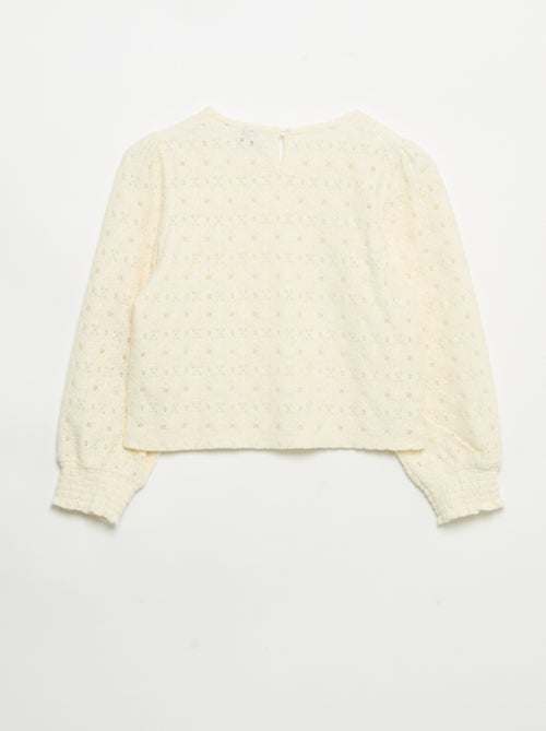Maglione in maglia traforata - Kiabi