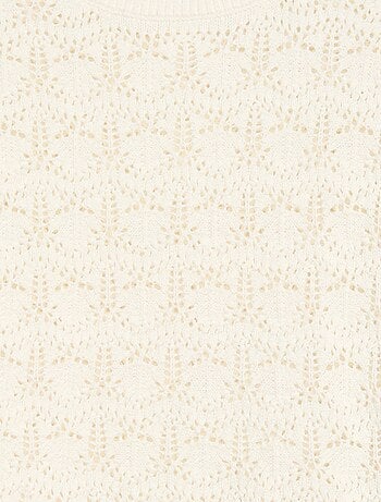 Maglione in maglia traforata