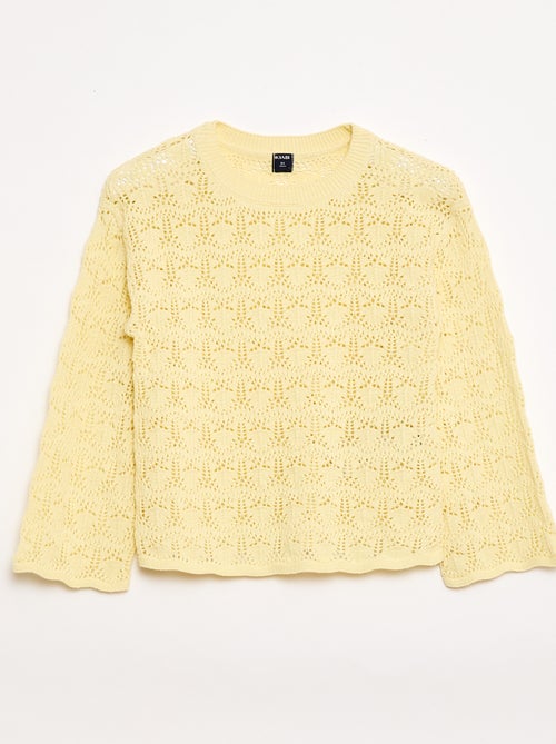 Maglione in maglia traforata - Kiabi