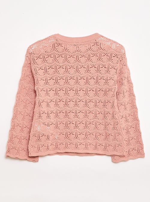 Maglione in maglia traforata - Kiabi