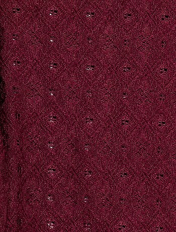 Maglione in maglia traforata