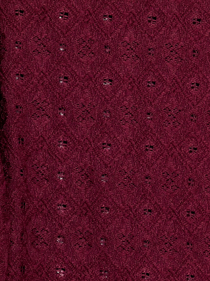 Maglione in maglia traforata Viola - Kiabi