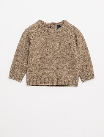 Maglione in maglia unita a punto grosso