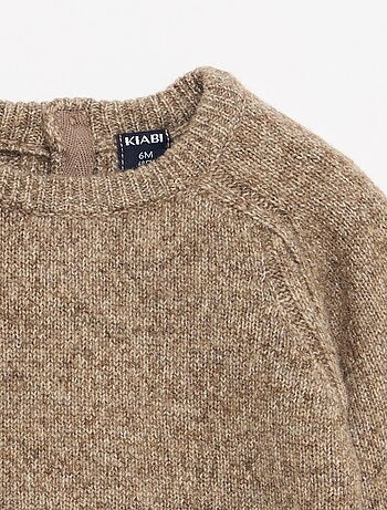 Maglione in maglia unita a punto grosso