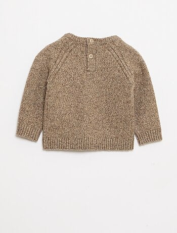 Maglione in maglia unita a punto grosso
