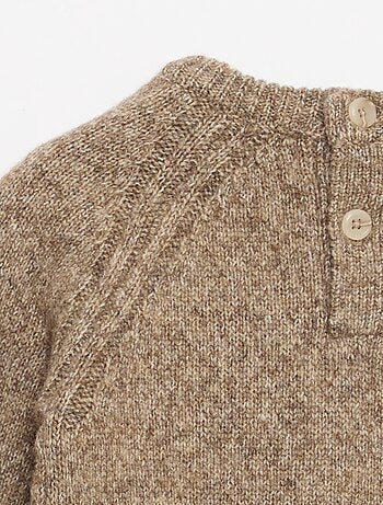 Maglione in maglia unita a punto grosso