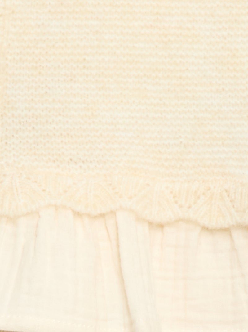 Maglione in misto lana Beige - Kiabi
