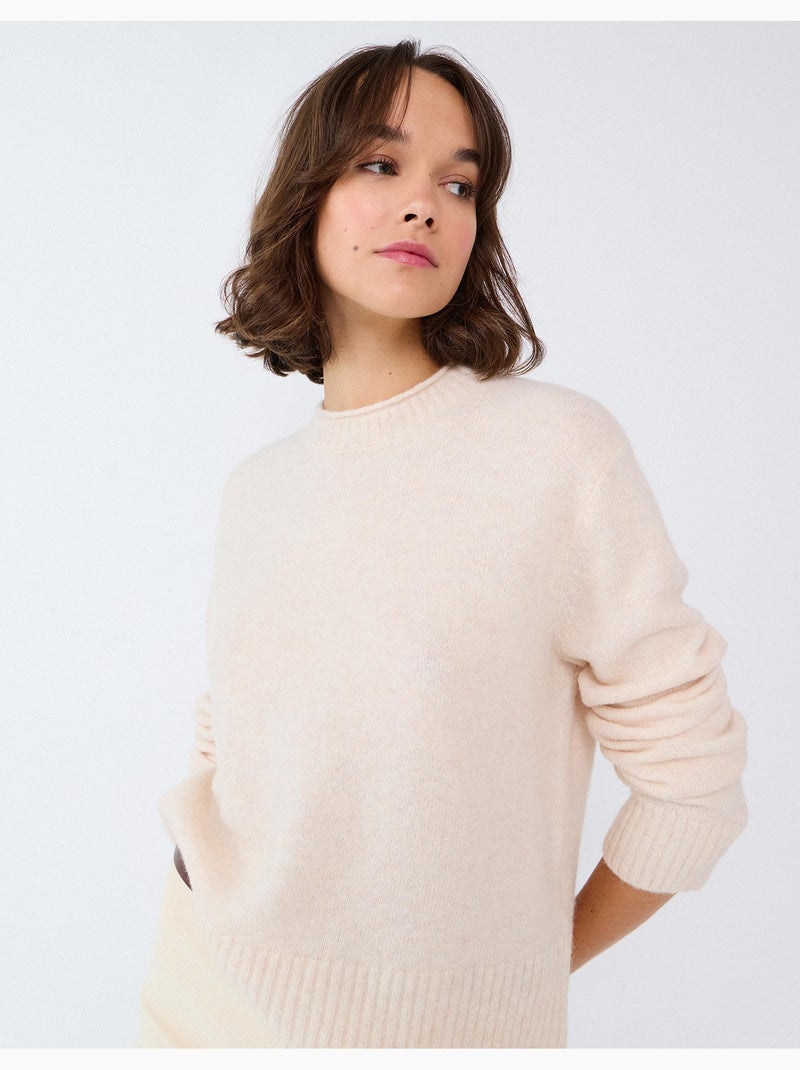 Maglione in misto lana e alpaca, mo fashion Beige - Kiabi