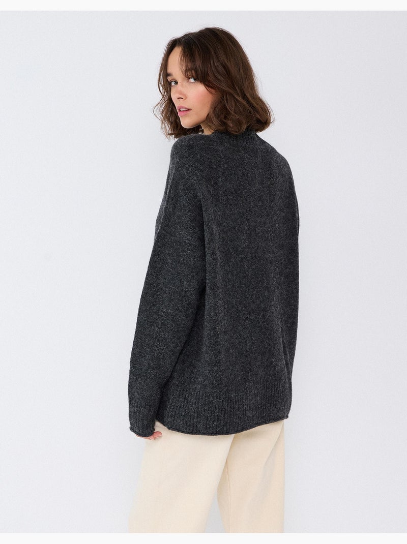 Maglione in misto lana e alpaca, mo fashion Grigio - Kiabi