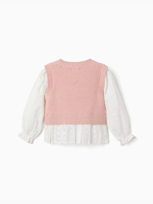 Maglione in misto maglia e cotone - Kiabi Maglione in misto maglia e cotone - Kiabi