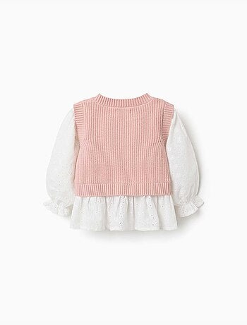 Maglione in misto maglia e cotone
