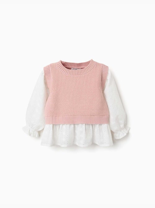 Maglione in misto maglia e cotone - Kiabi