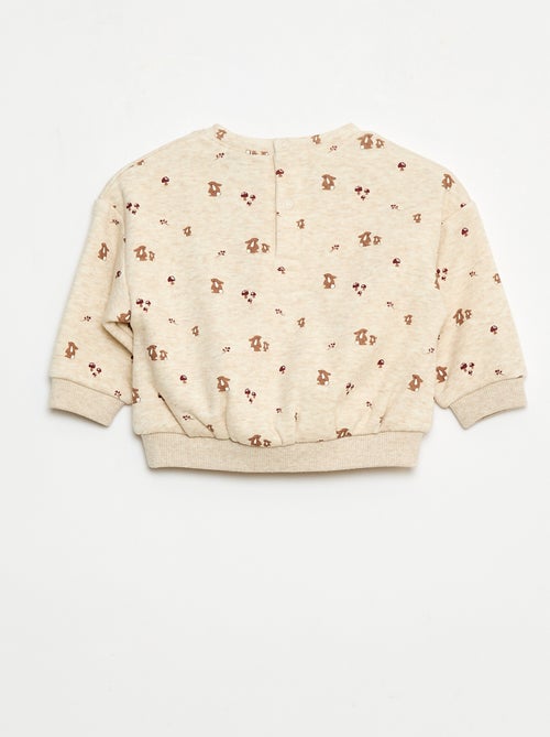 Maglione in pile con motivo - Kiabi