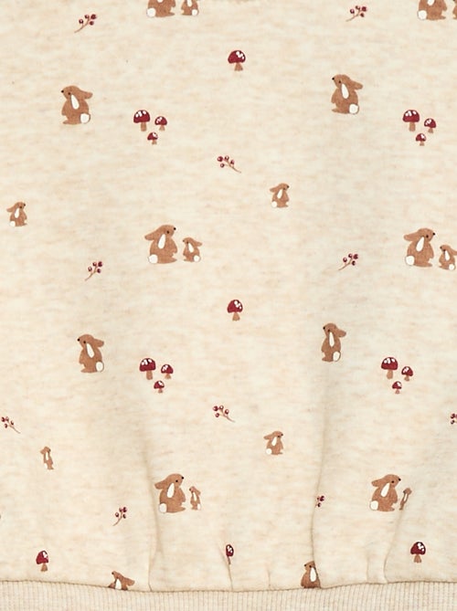 Maglione in pile con motivo - Kiabi