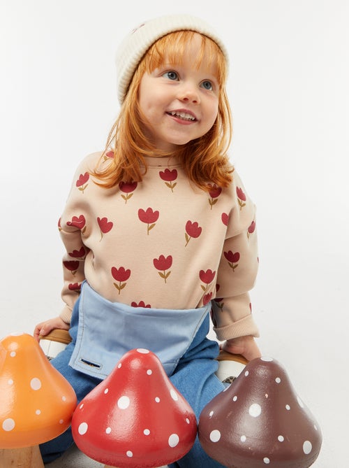 Maglione in pile con motivo - Kiabi