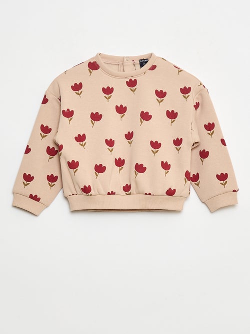 Maglione in pile con motivo - Kiabi