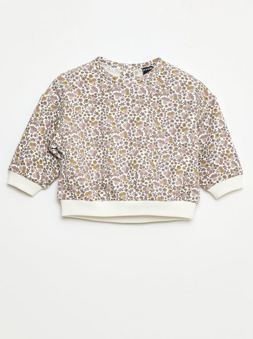 Maglione in pile con motivo - Kiabi