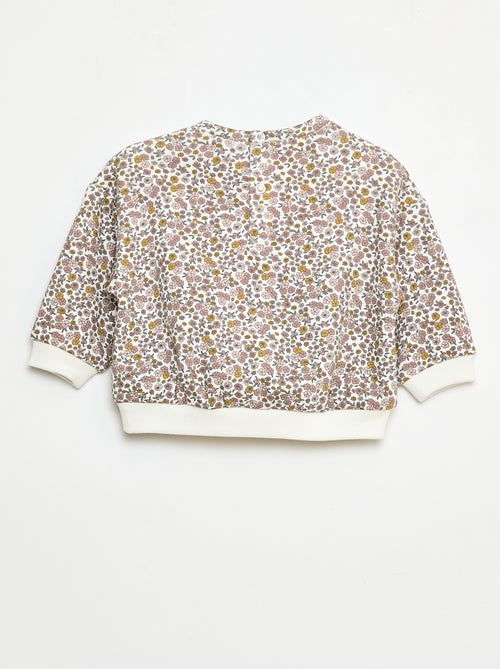 Maglione in pile con motivo - Kiabi