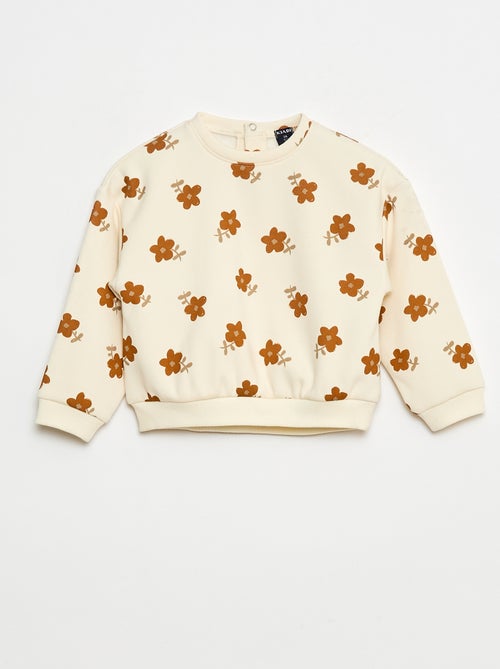 Maglione in pile con motivo - Kiabi