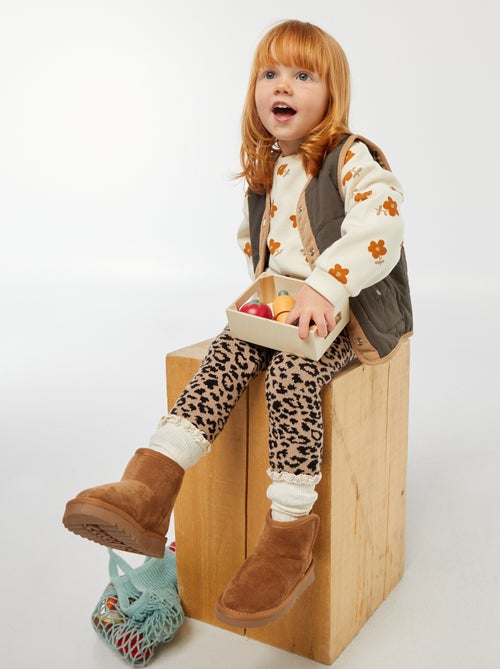 Maglione in pile con motivo - Kiabi